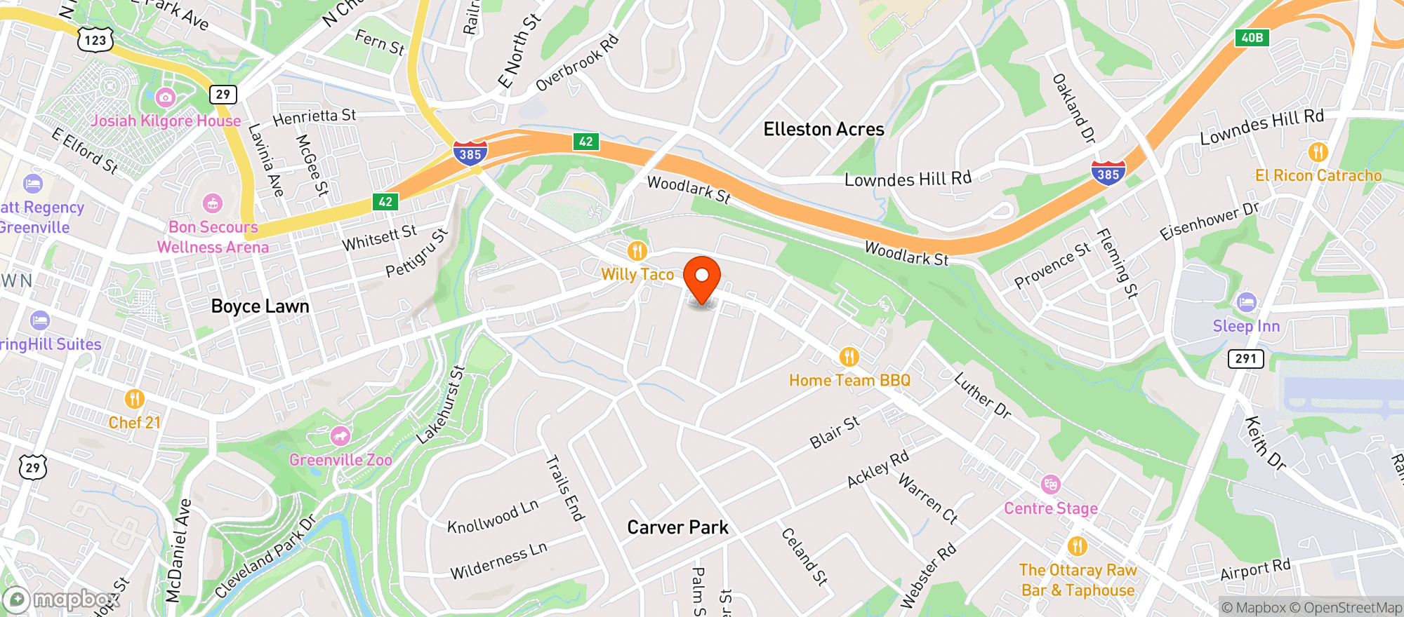 Map showing Vip Vape