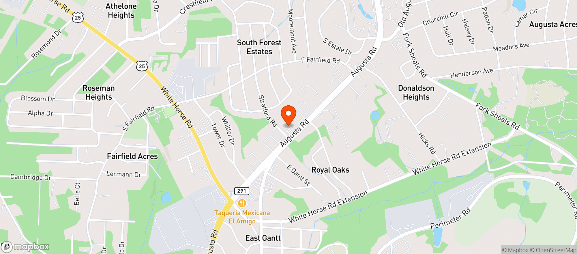 Map showing Red Lion #2 (gvl)