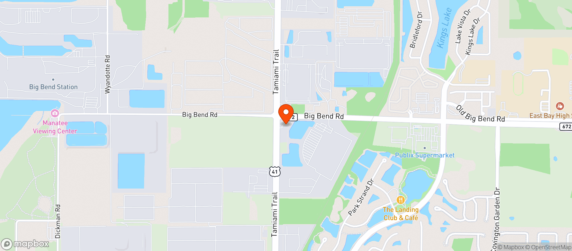 Map showing Mobil Food Mart