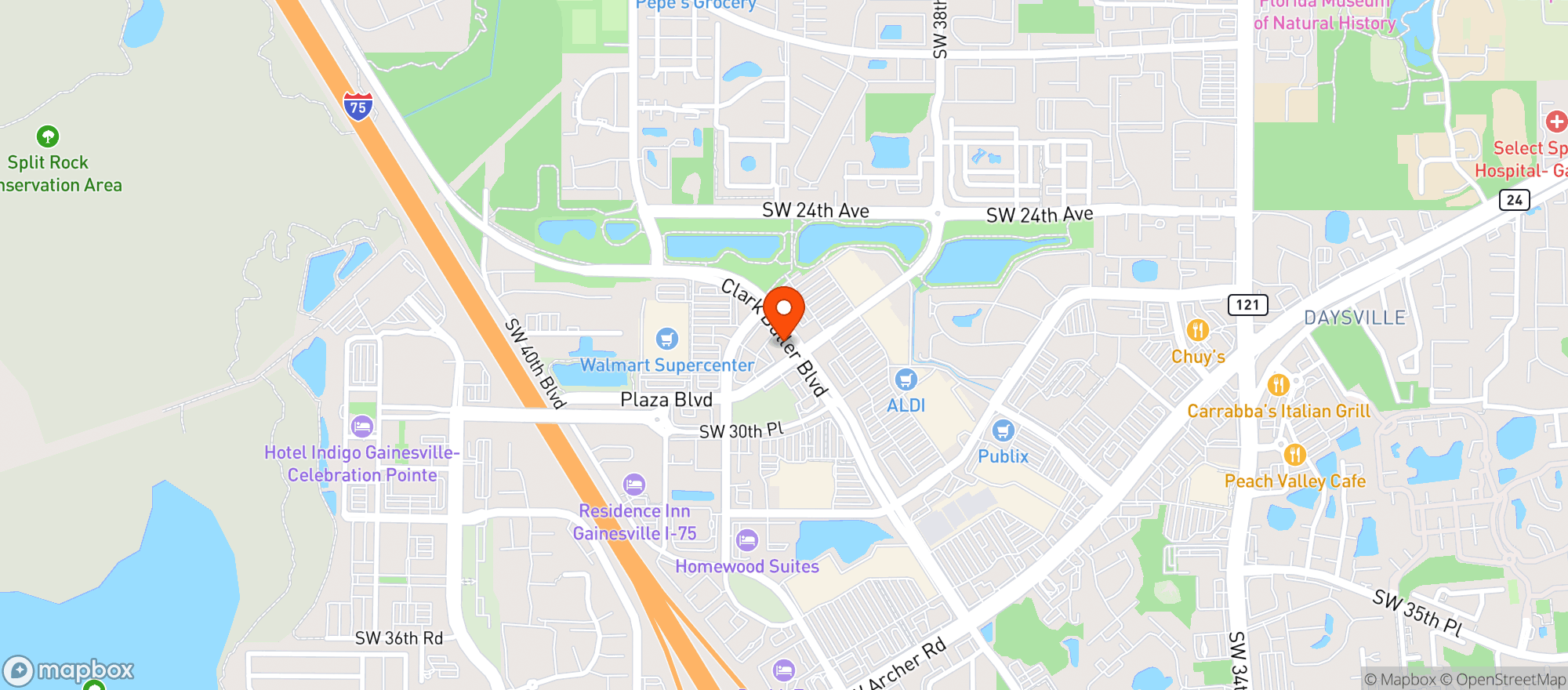 Map showing Total Wine & More