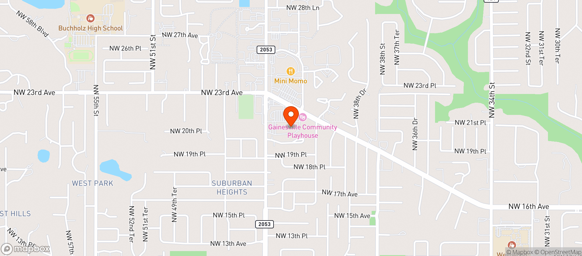 Map showing Publix
