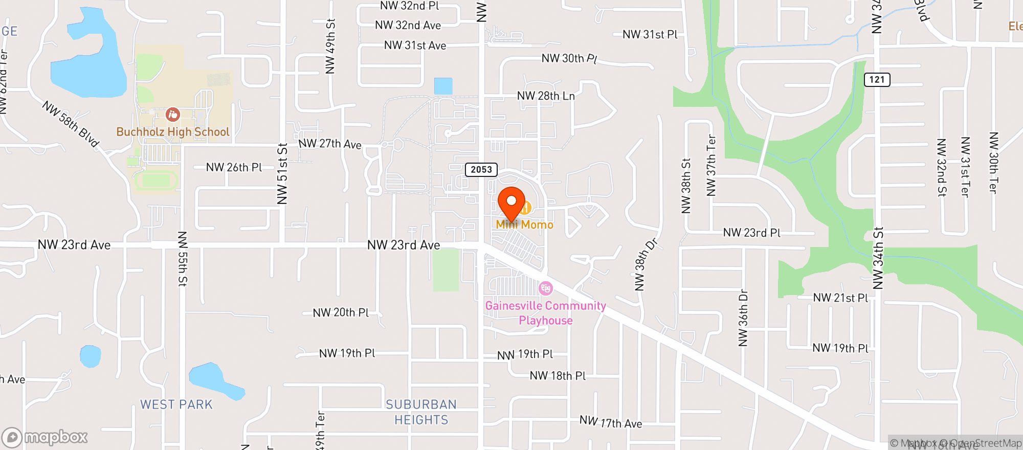Map showing Dorns Liquors