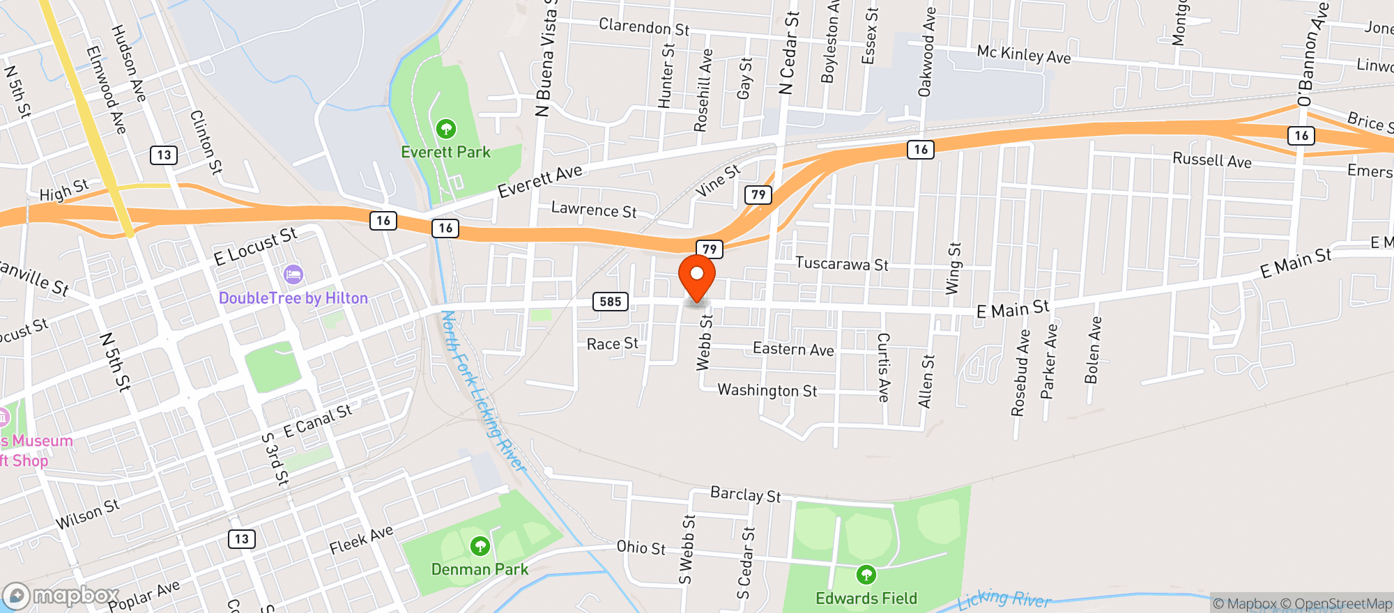 Map showing Jd Bottle Shoppe
