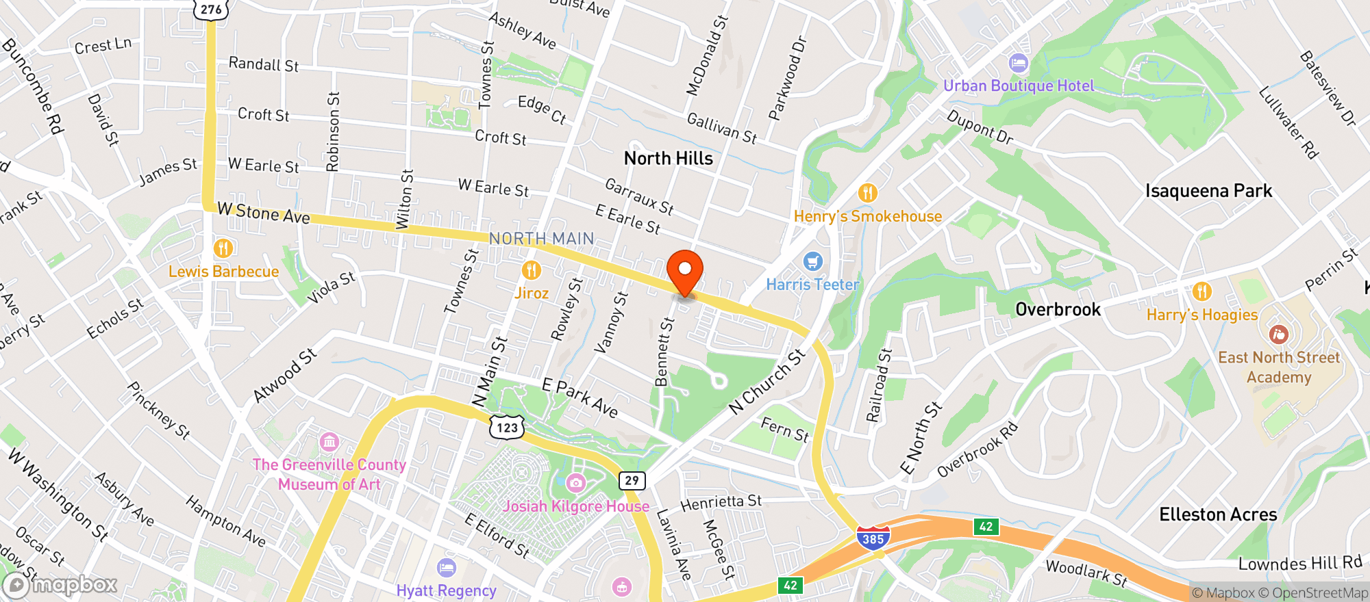 Map showing Universal Joint