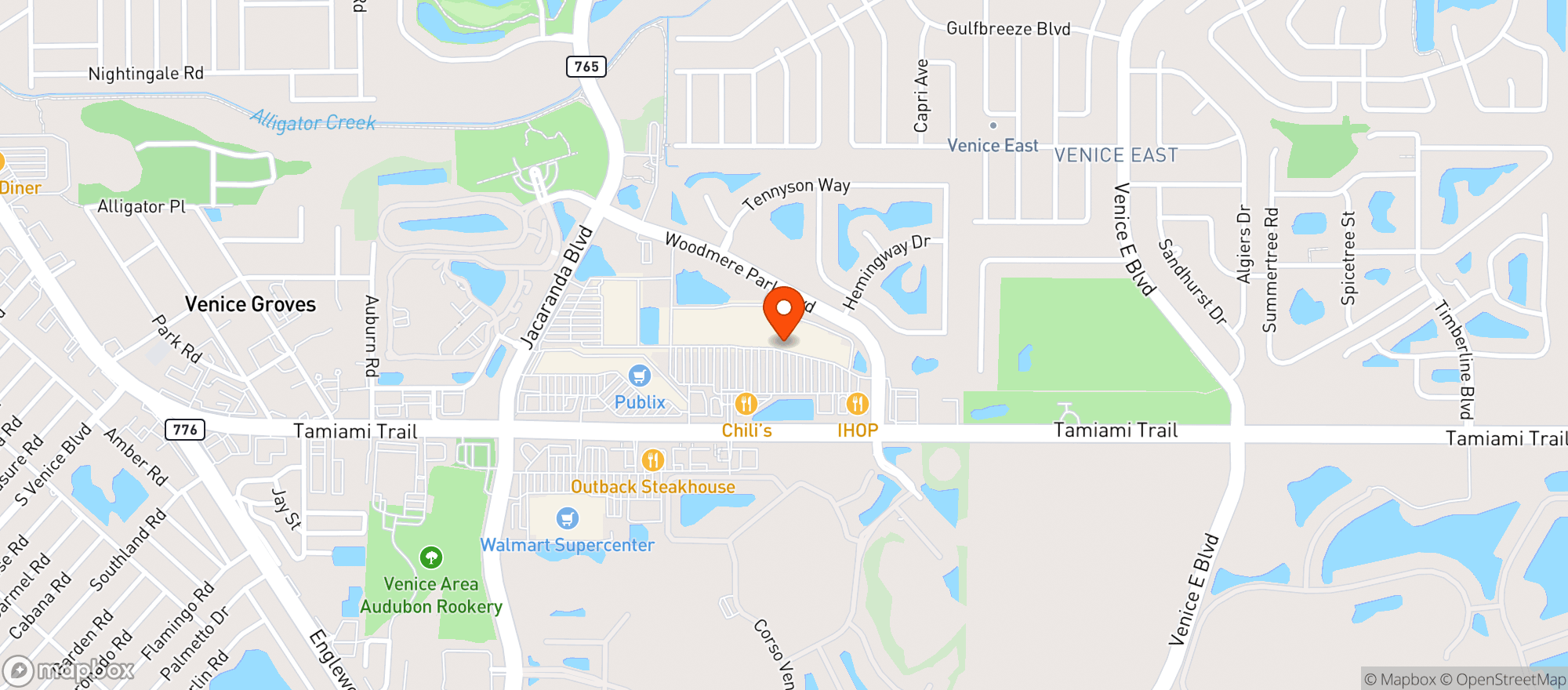 Map showing Sarasota Fine Wine And Sp