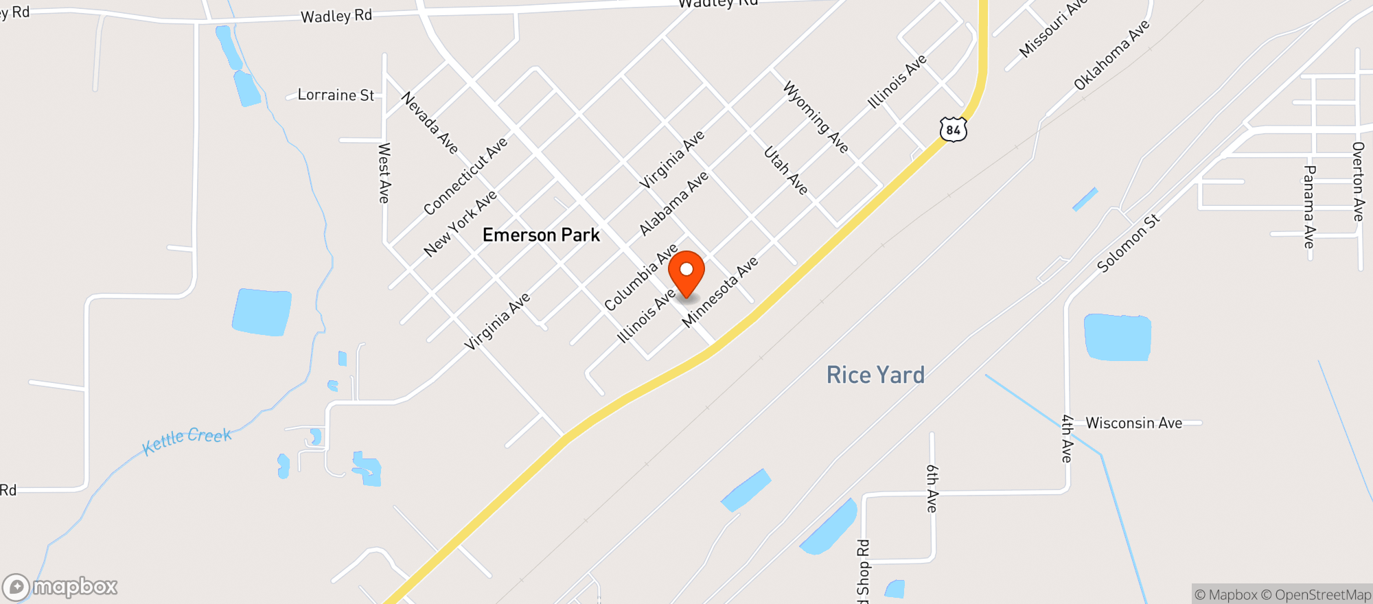Map showing BP