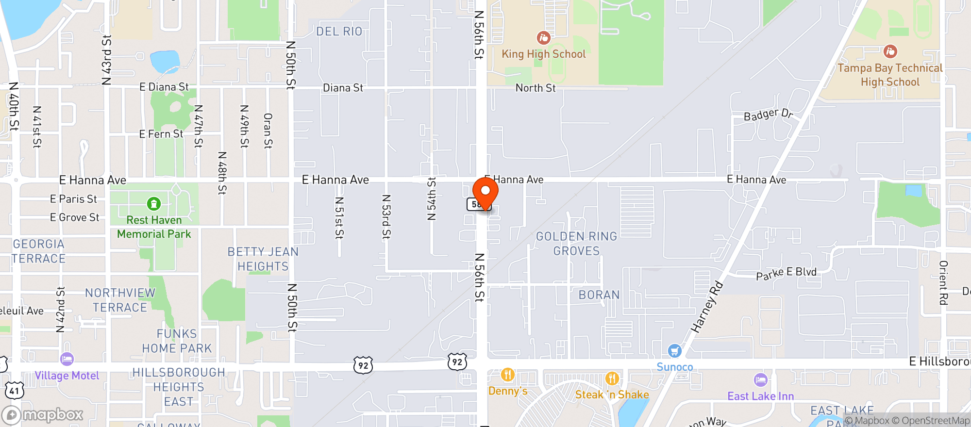 Map showing Good Time Liquors