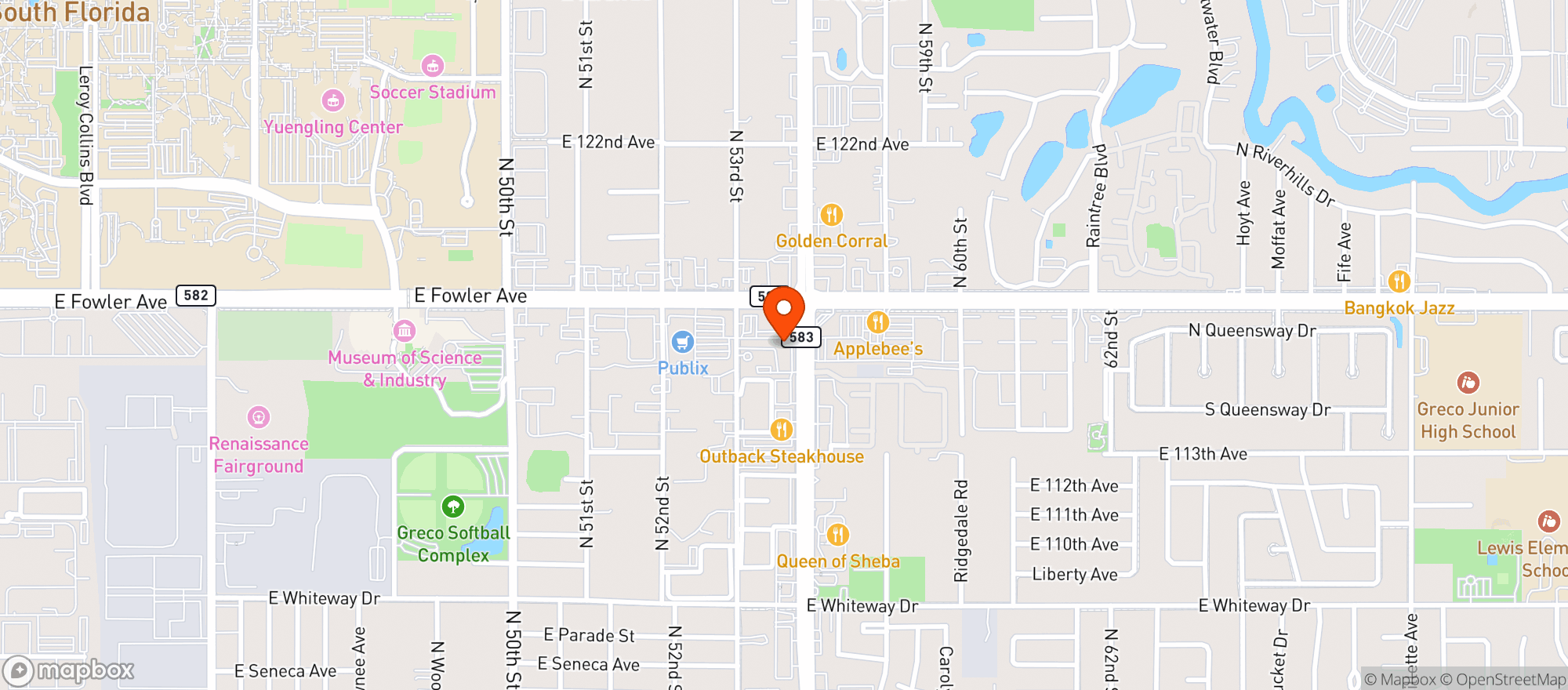 Map showing Carrabba's Italian Grill