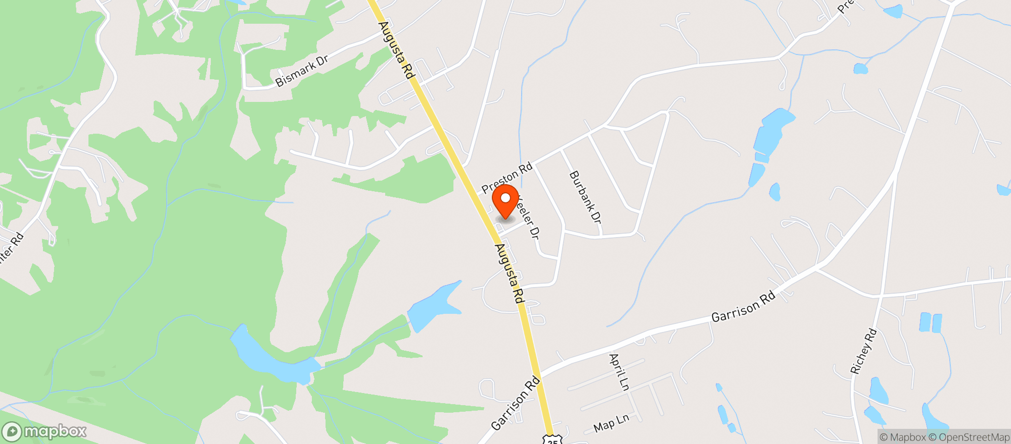 Map showing Mike & Jacks #2
