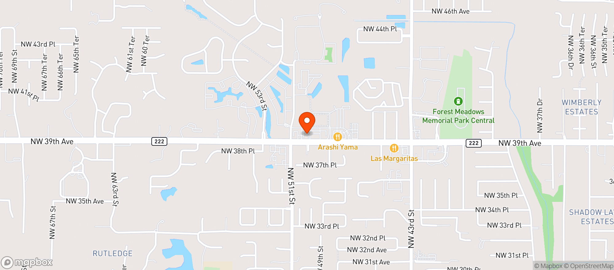 Map showing Spirit Shoppe Inc