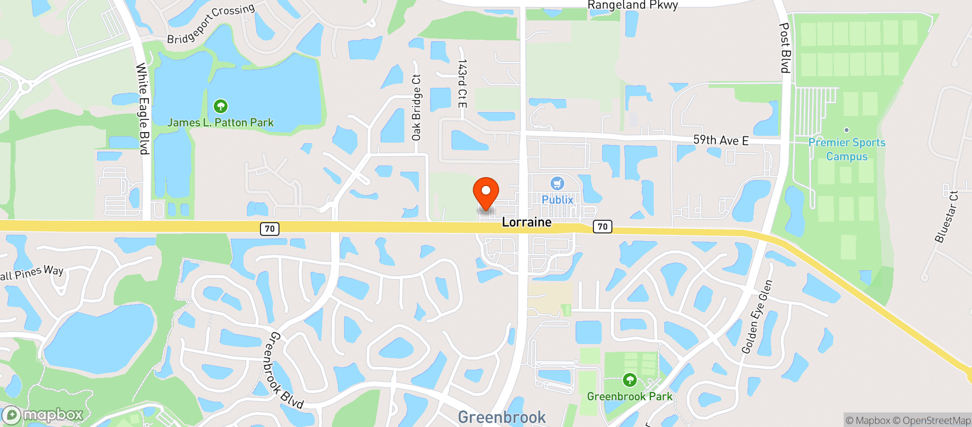 Map showing NICK & MOES