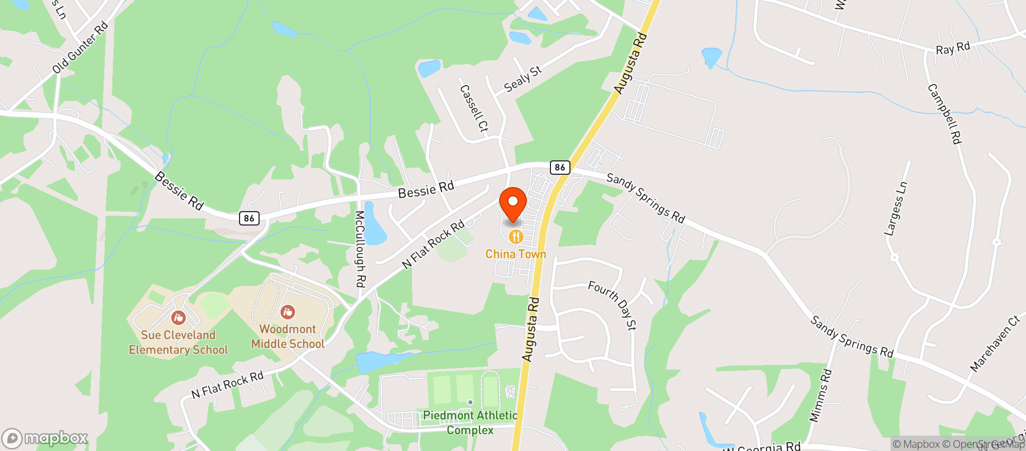 Map showing Food Lion
