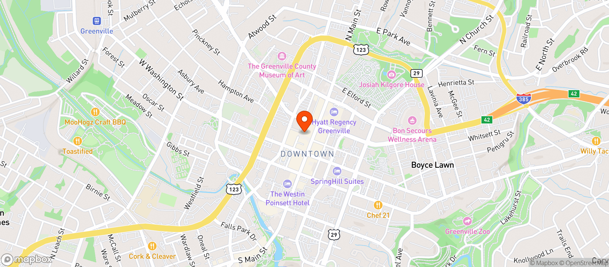 Map showing Sassafras