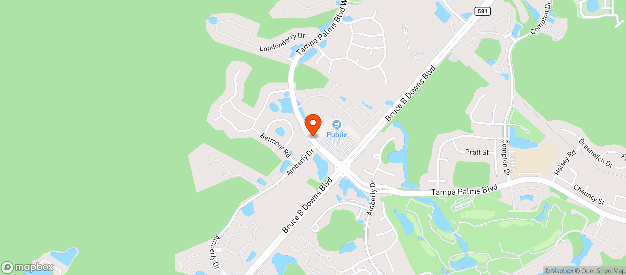 Map showing The Fat Rabbit Pub