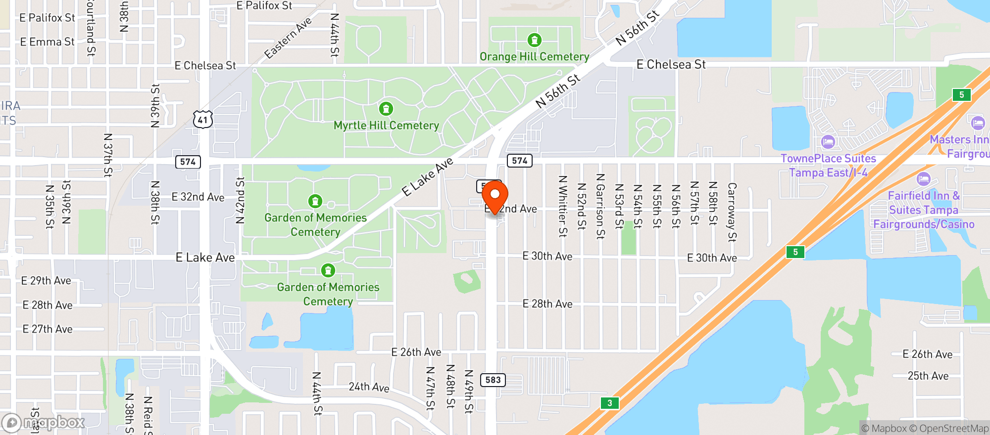 Map showing Nas Market