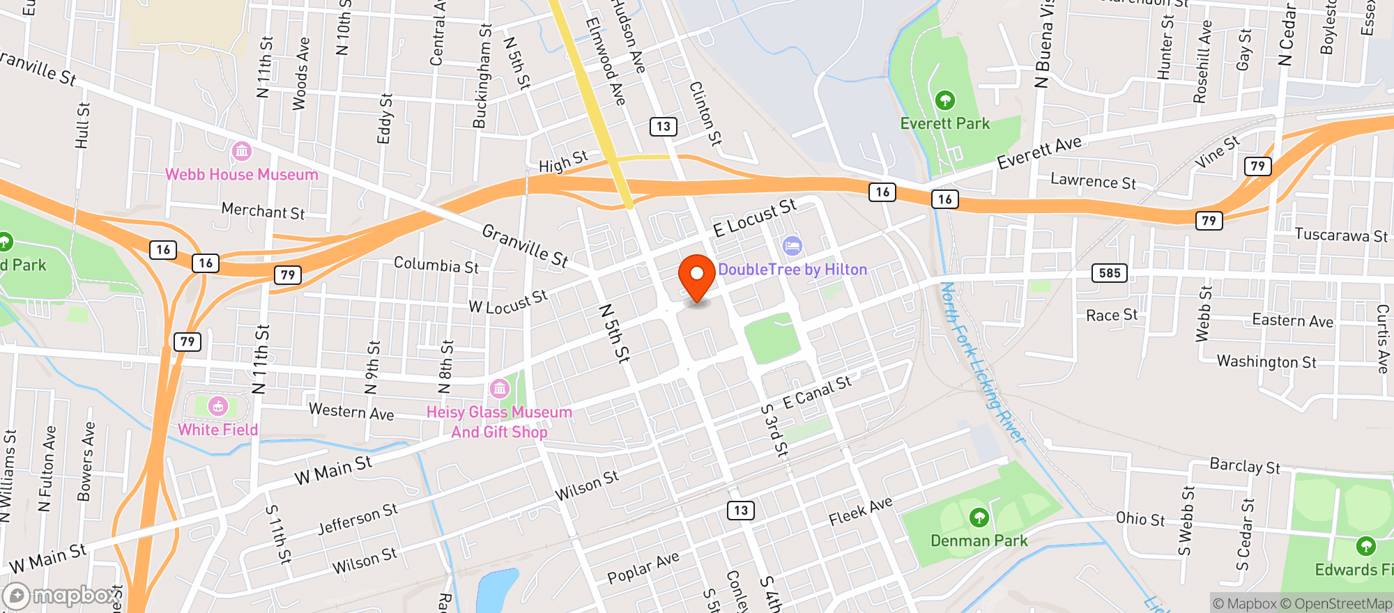 Map showing Shipp Brothers Brewing