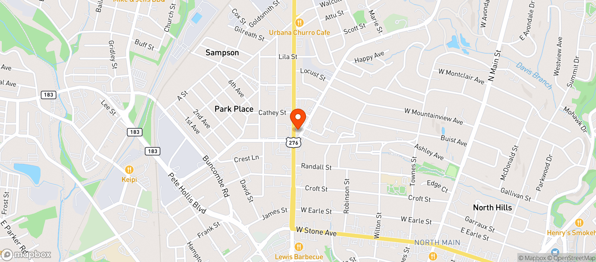 Map showing Radio Room