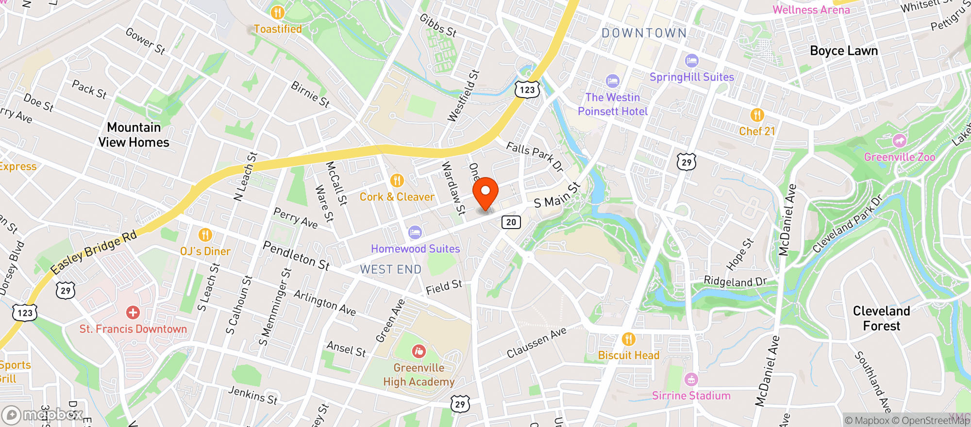 Map showing Otto Izakaya