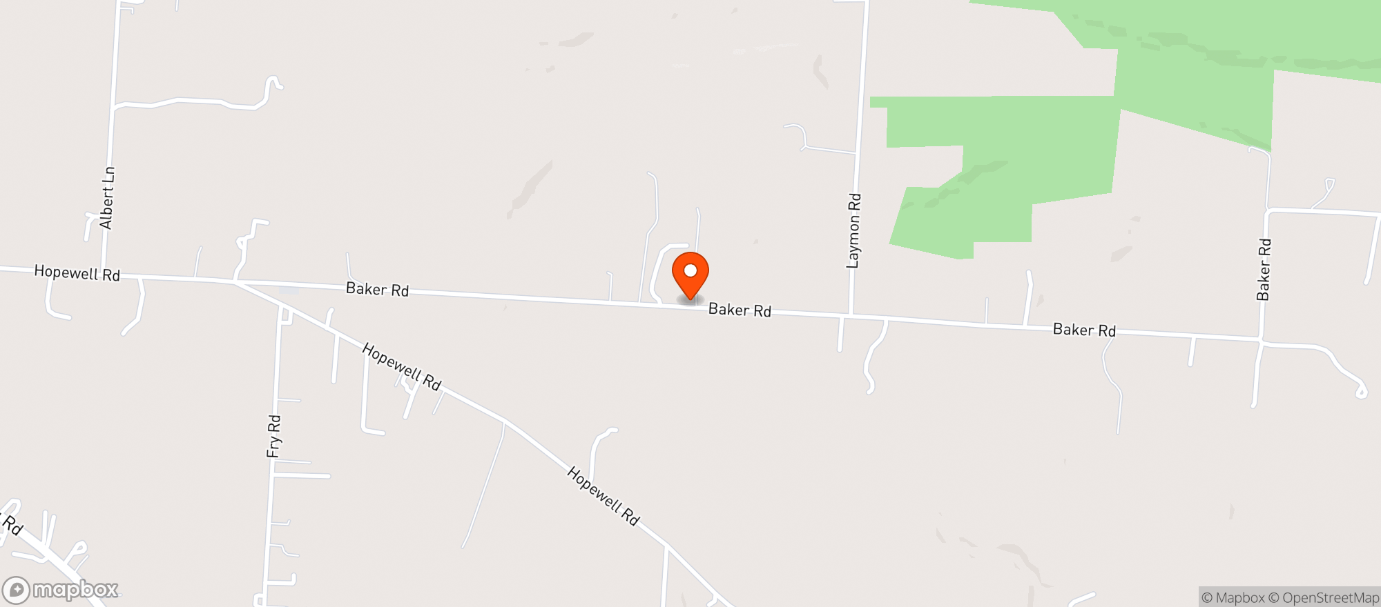 Map showing Conway's Danville Pharmacy