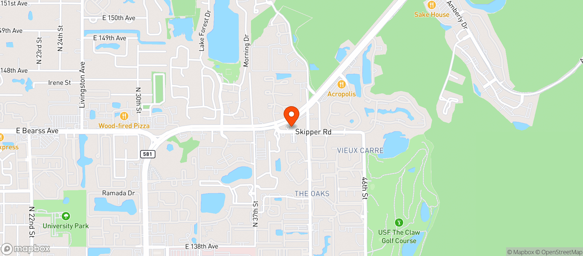 Map showing Circle K 2726539