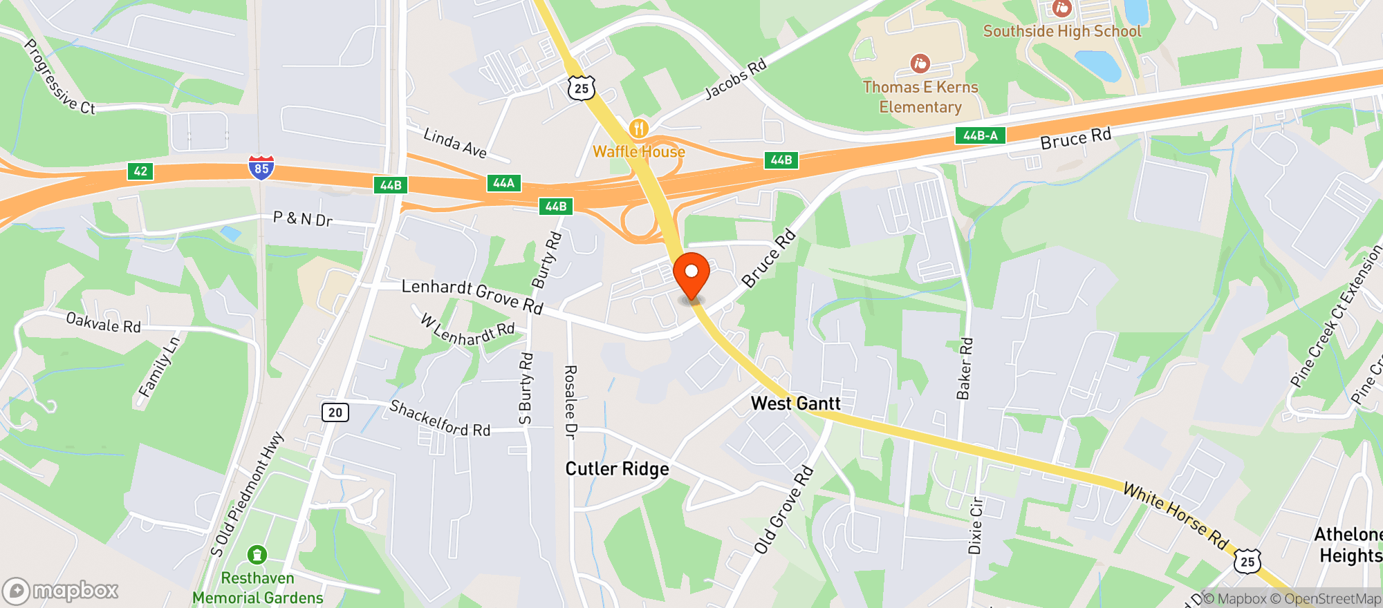 Map showing Spinx #138 (gvl)