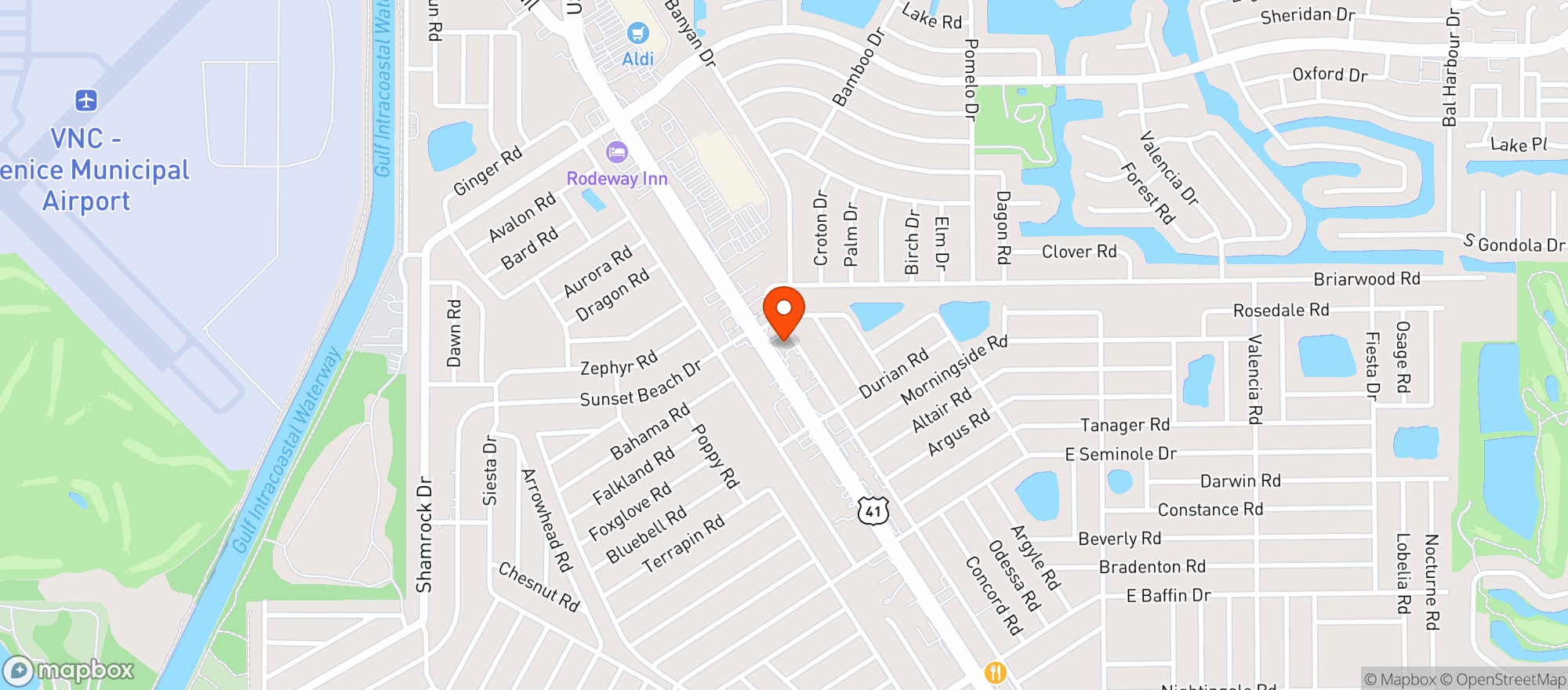 Map showing Sunoco