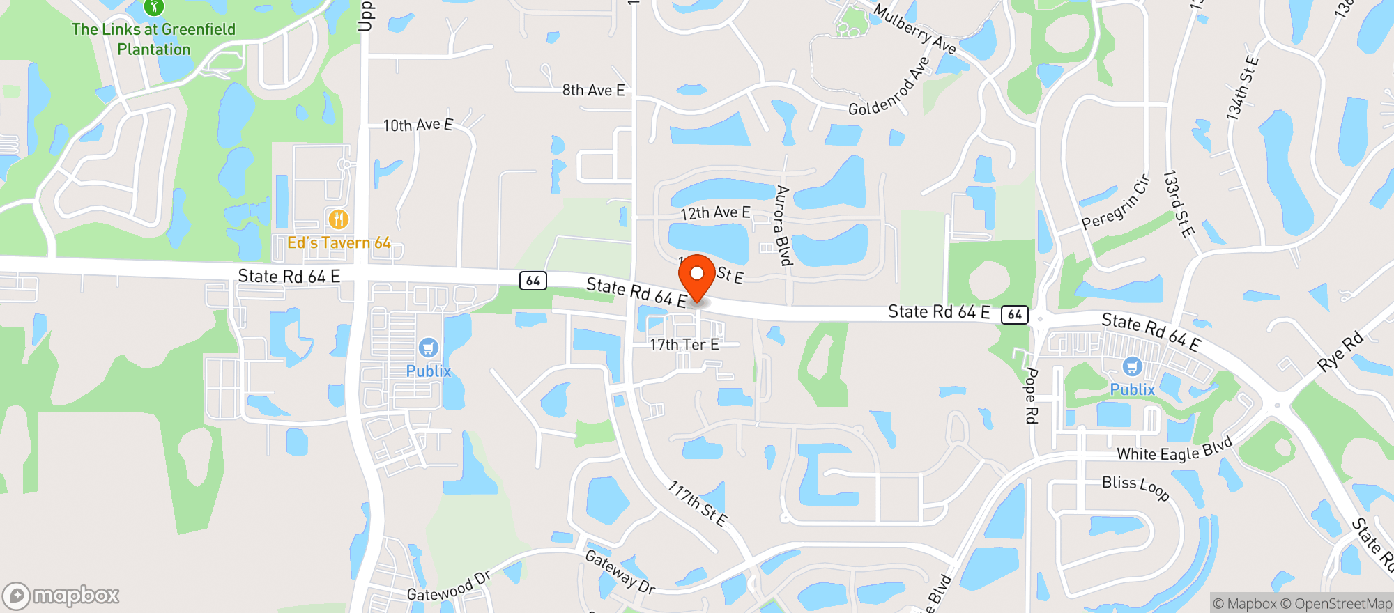 Map showing Circle K #9097
