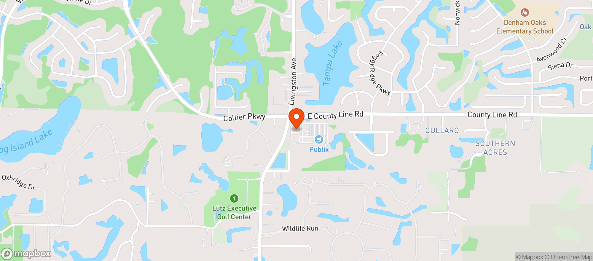Map showing Circle K 7053