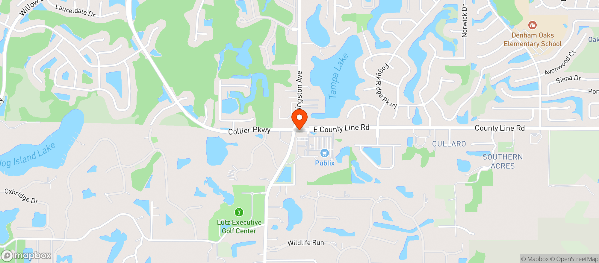 Map showing Publix Super Market