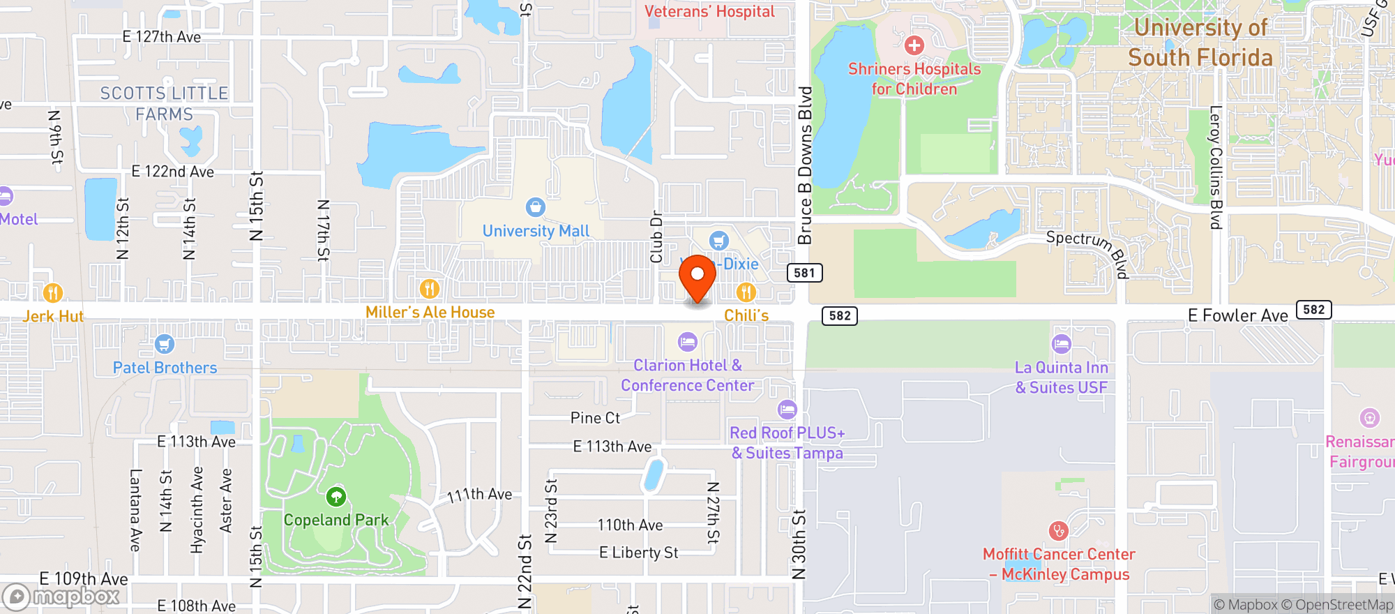 Map showing Winn Dixie Liquor