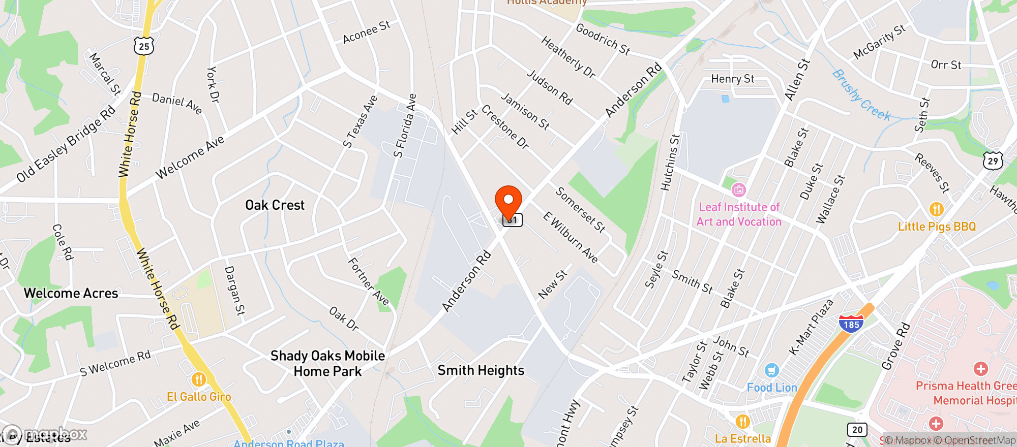 Map showing Gts Express Mart