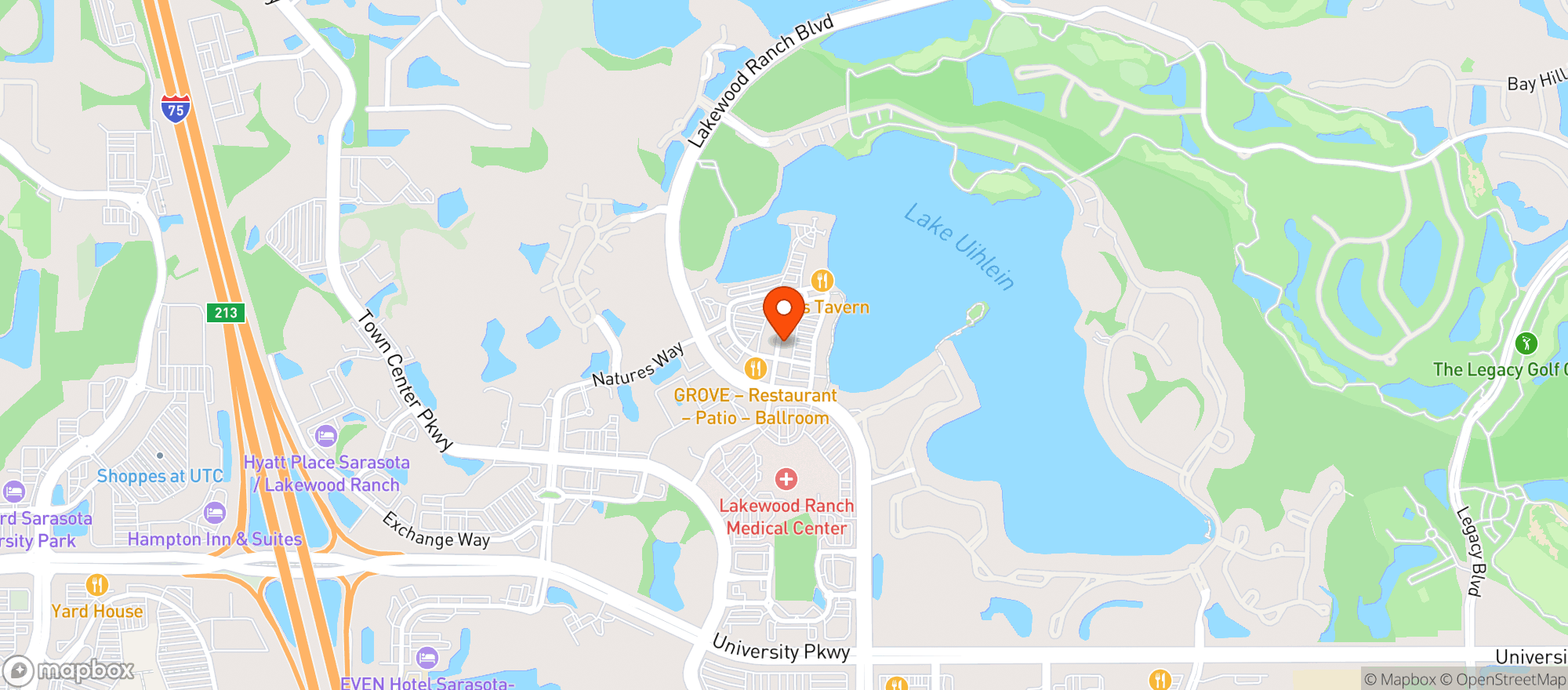 Map showing Peculiar Pub
