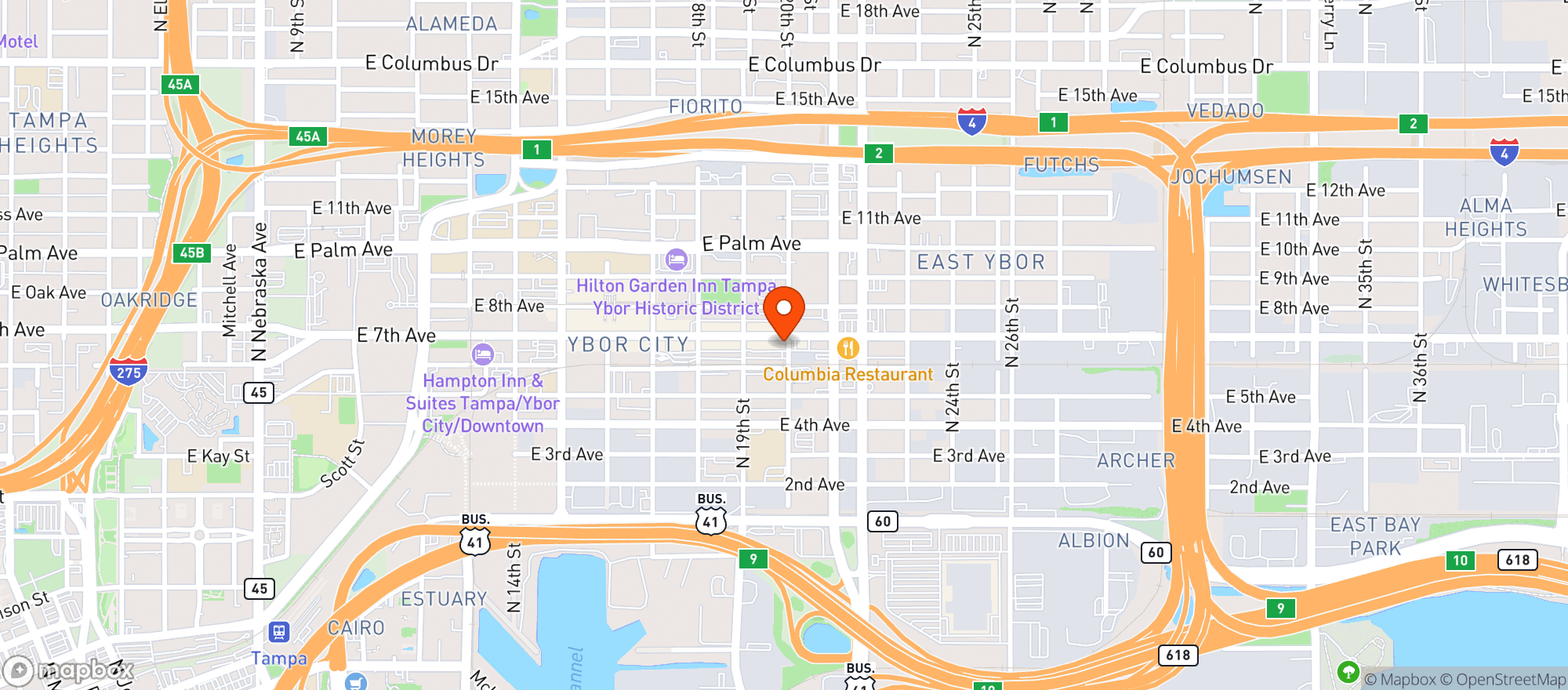 Map showing Dirty Shame