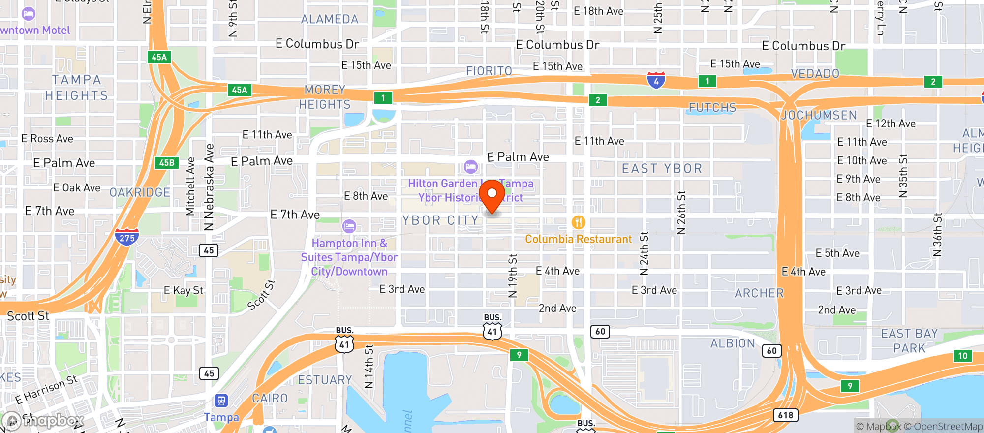 Map showing Barrio