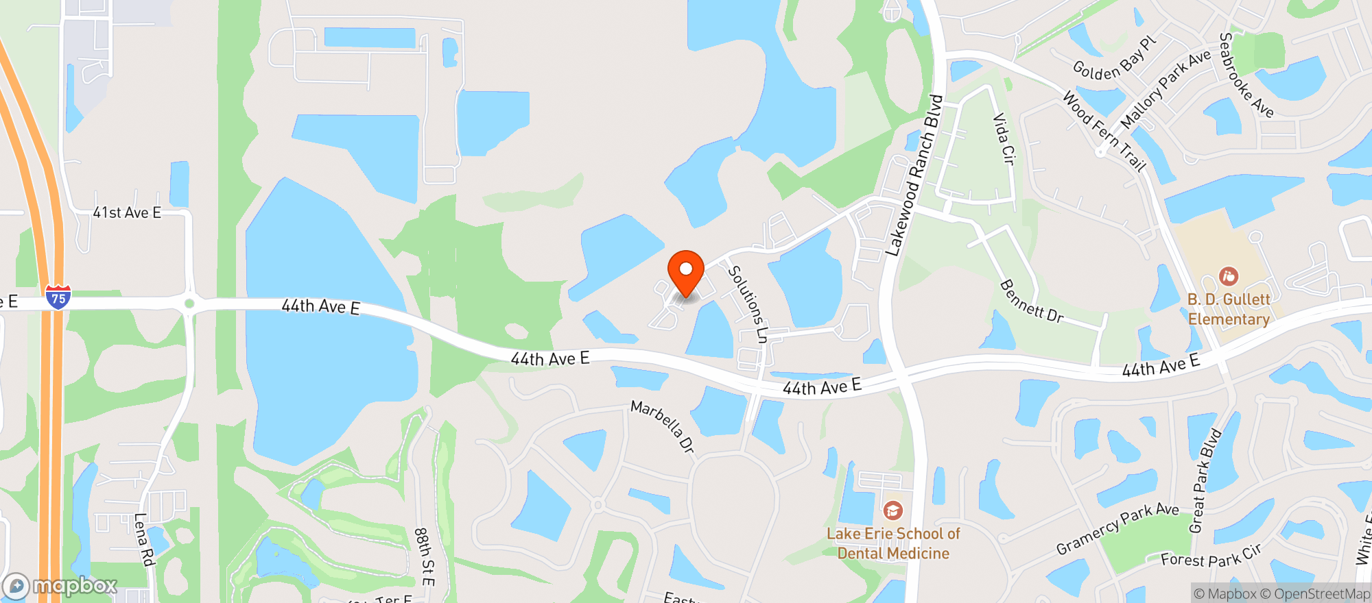 Map showing Inner Compass Brewing Company @ Lwr