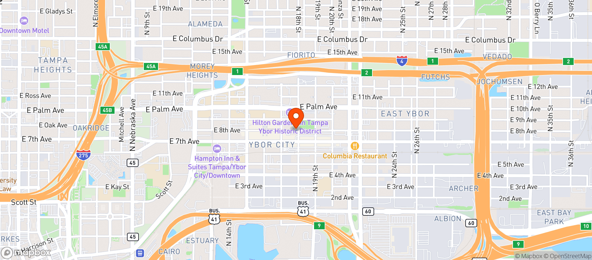 Map showing James Joyce Irish Pub