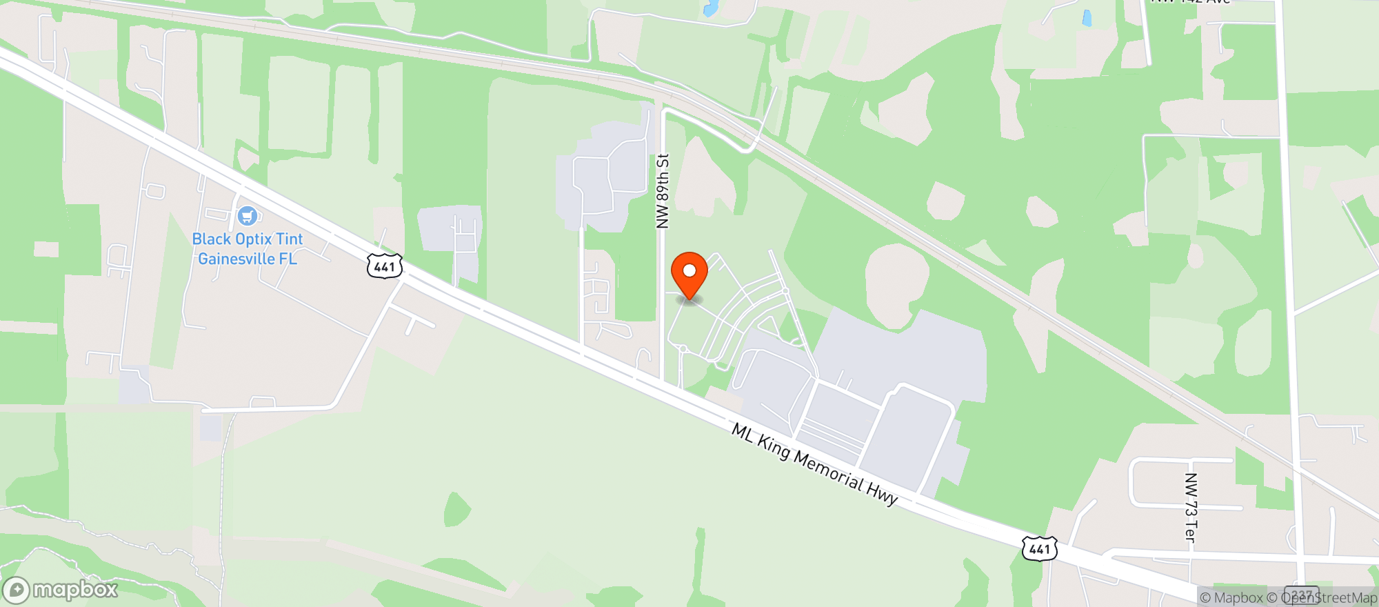 Map showing Daft Cow Brewery