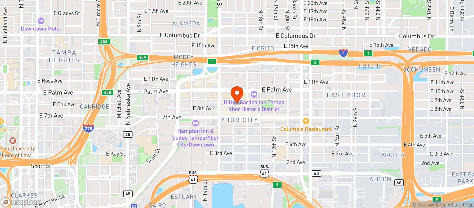 Map showing Asiatic Restaurant