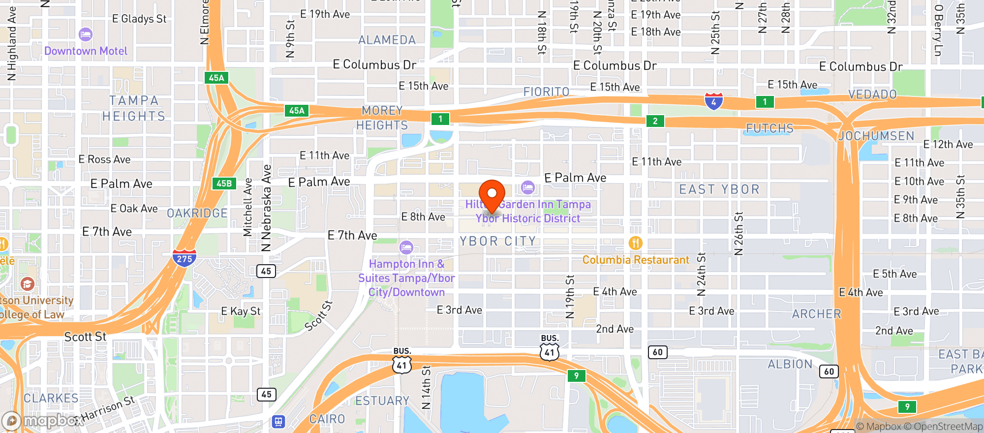 Map showing Centro Lounge & Kitchen