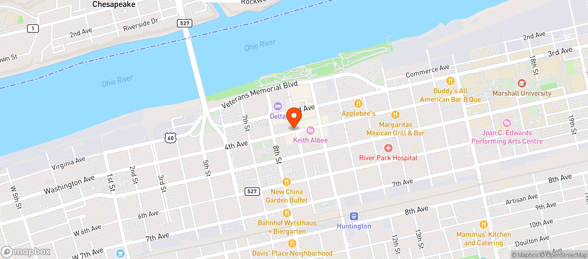 Map showing Breathe Wine