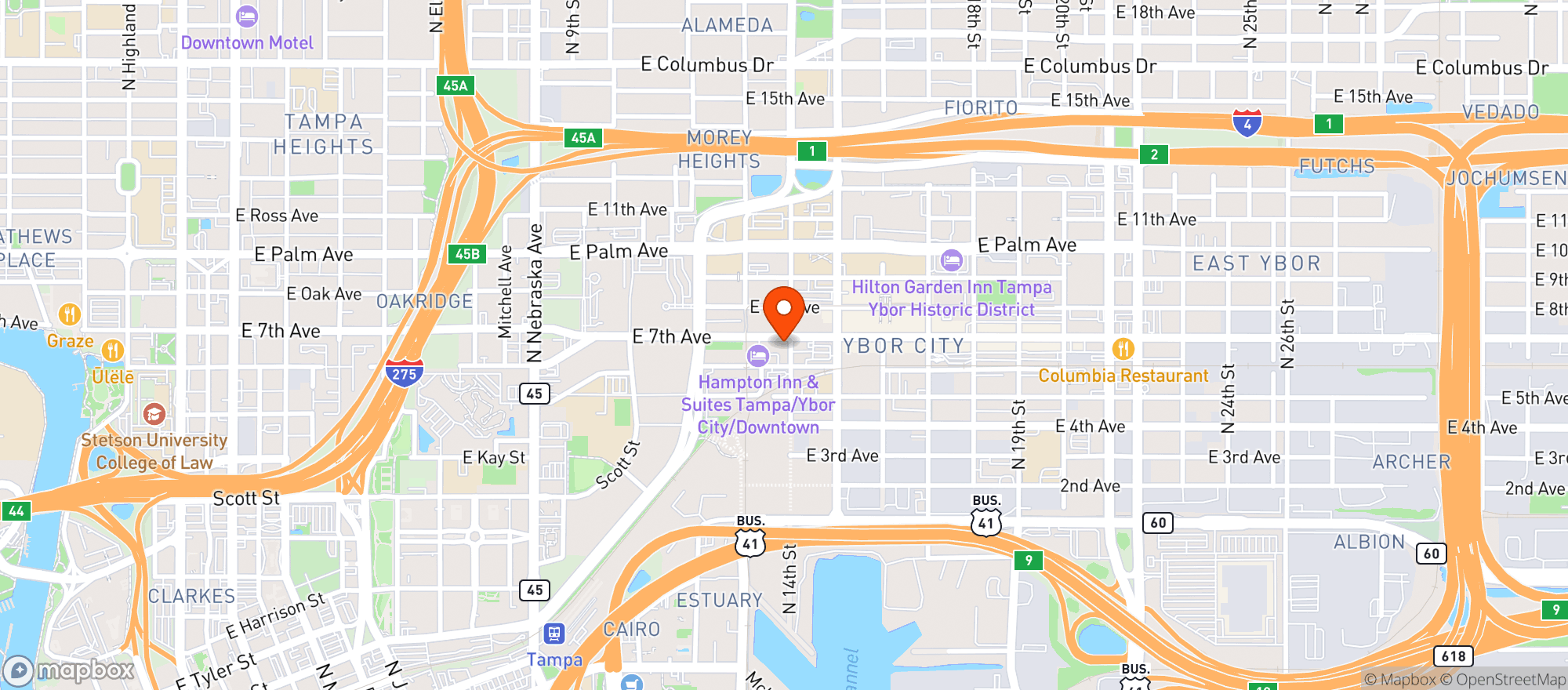 Map showing The Bricks