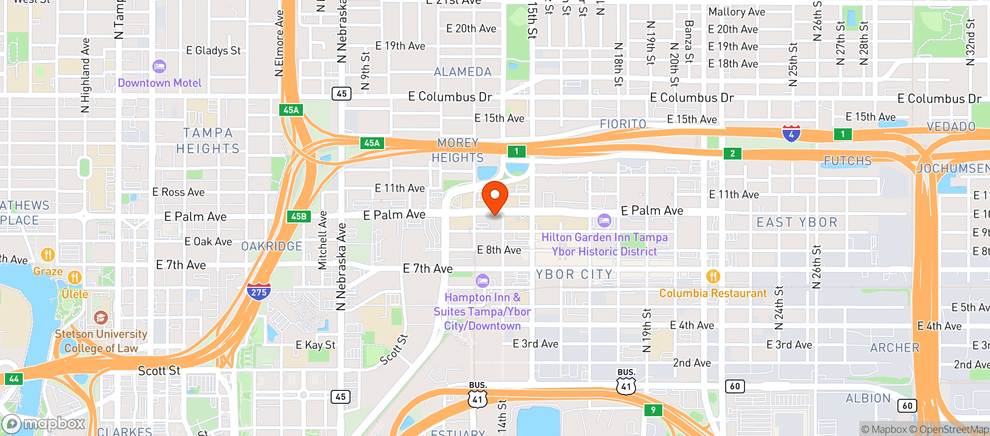 Map showing (b) Cuban Club