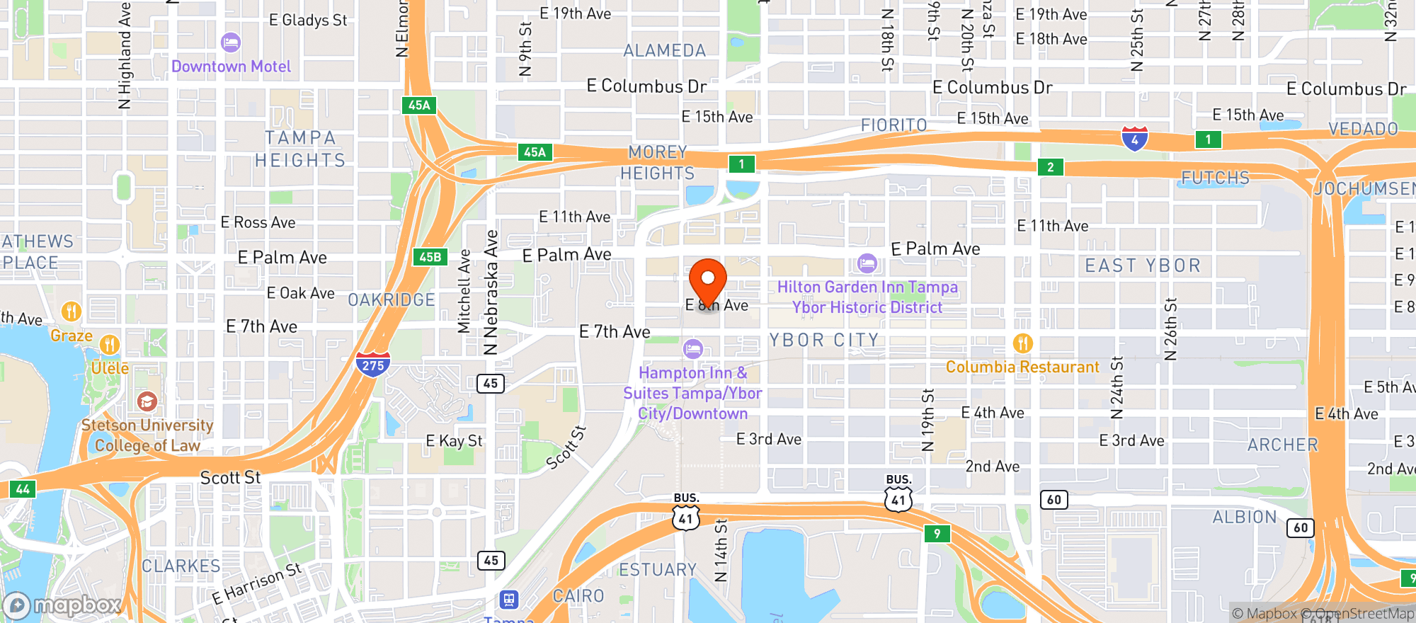 Map showing Sky Puppy Brewng