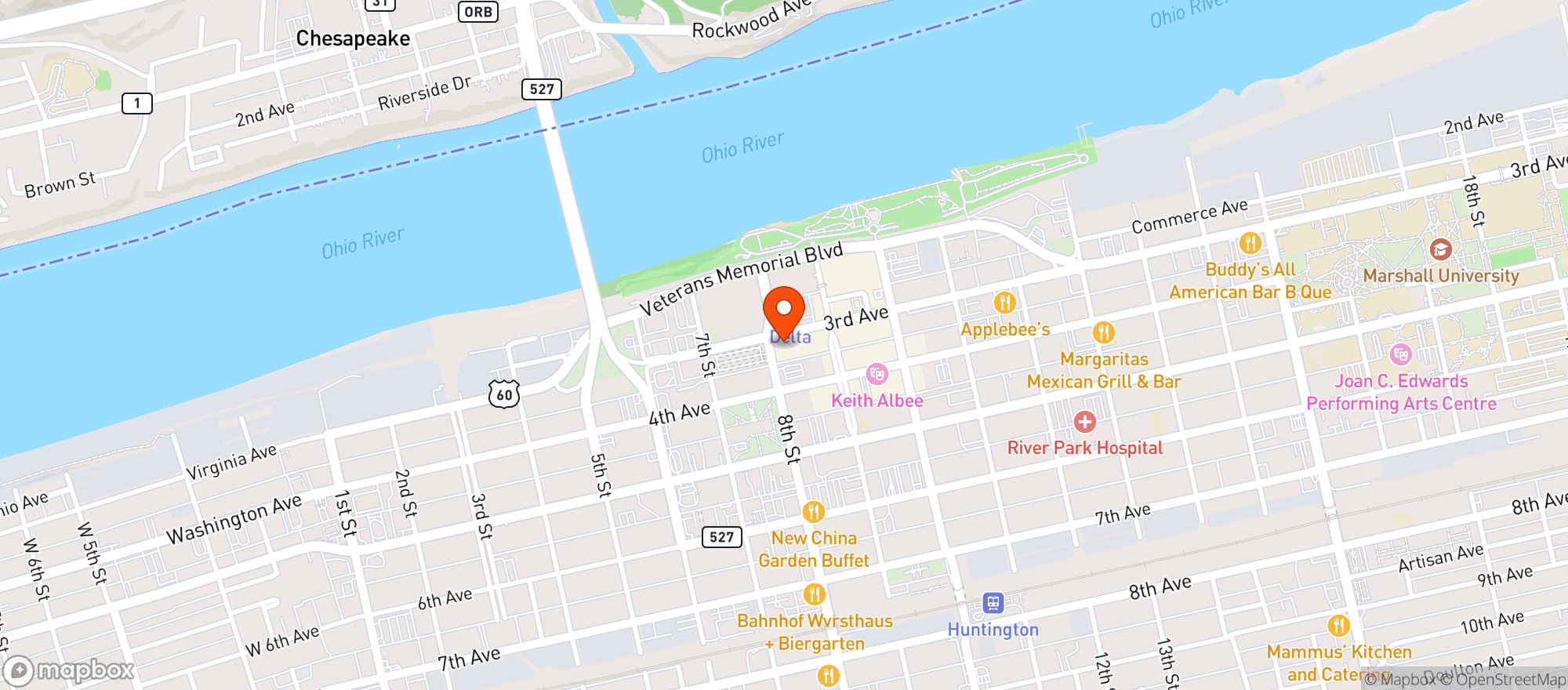 Map showing Tulsi At The Market