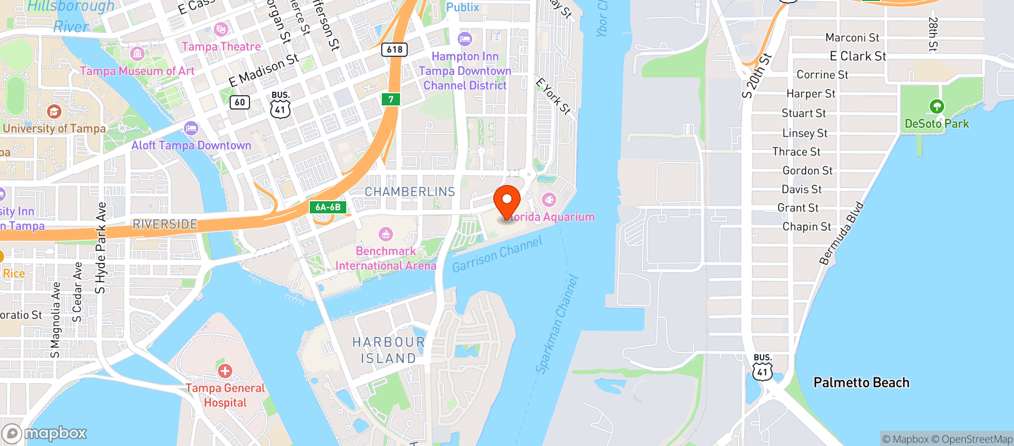 Map showing Local Fashion District