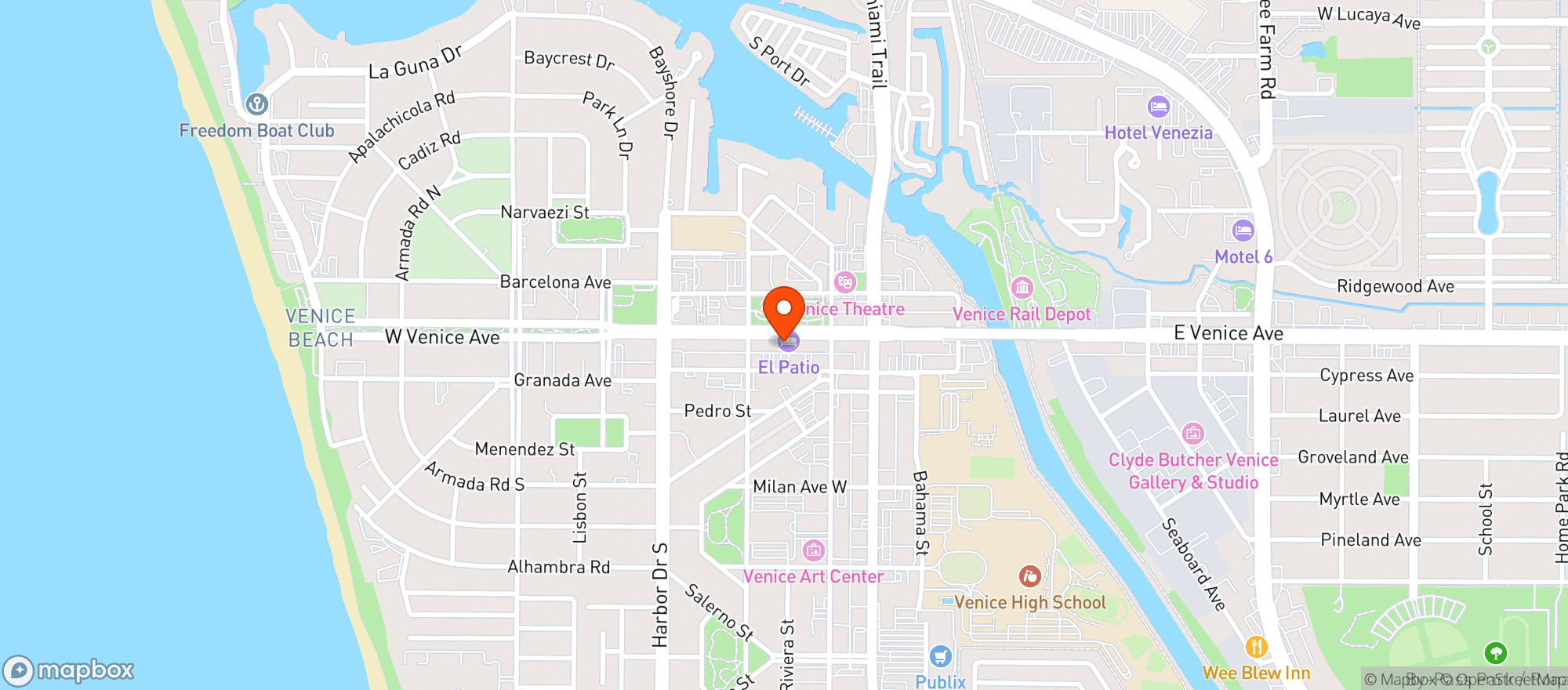Map showing Tj Carneys