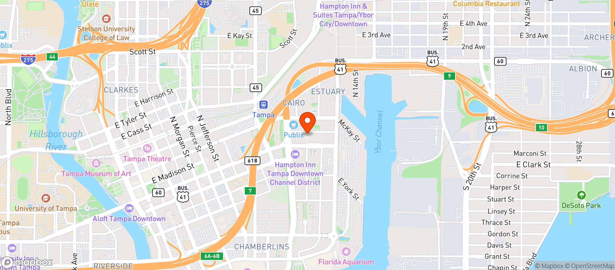 Map showing Late Start Brewing