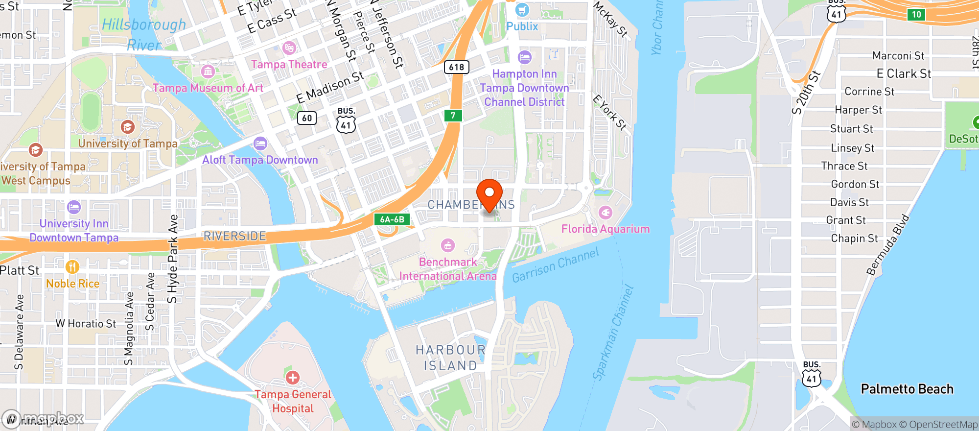 Map showing Boulon Brasserie And Bakery