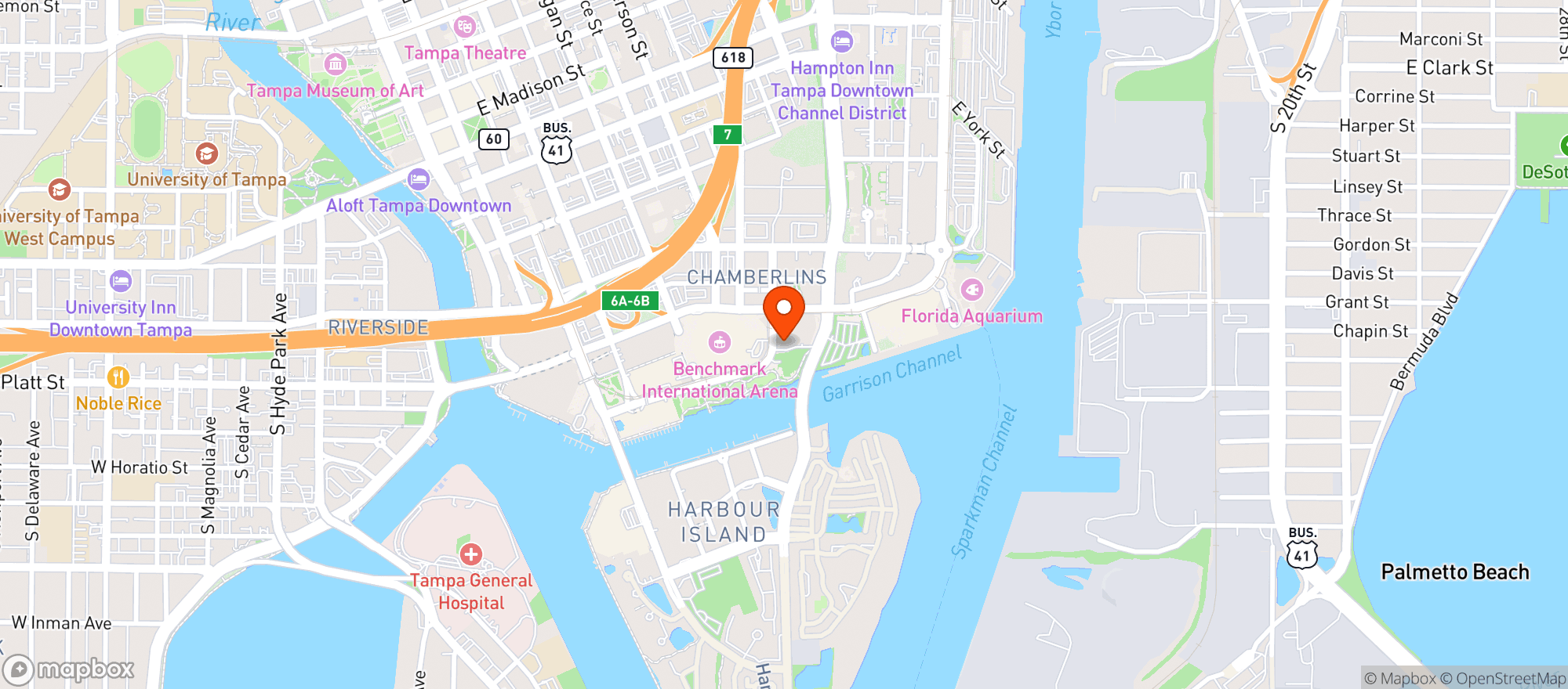 Map showing 3 Corners