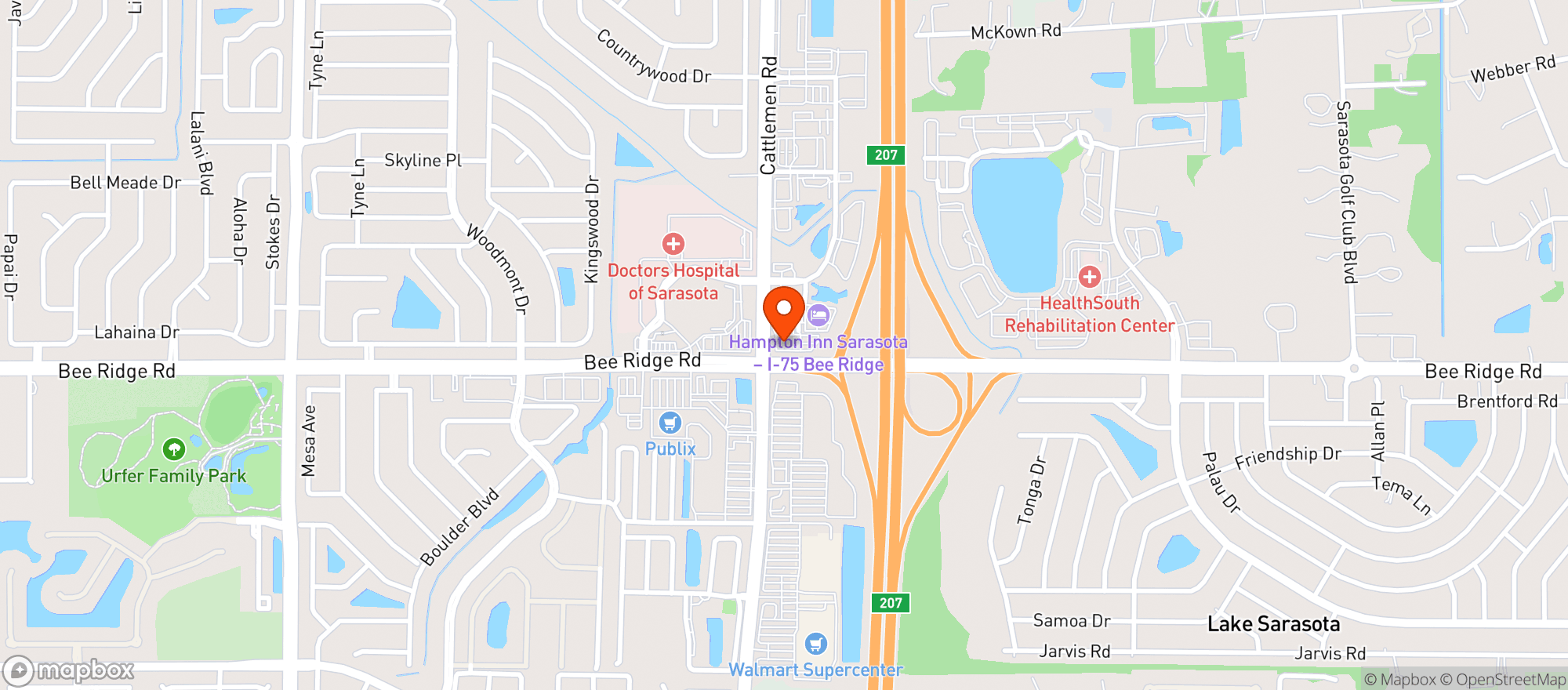 Map showing Millers Ale House
